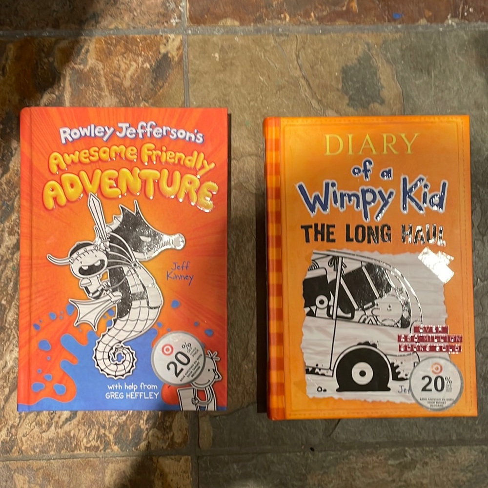 NEW - 2 Hardcover Jeff Kinney Books